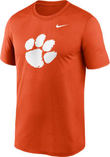Nike Clemson Tigers Orange Legend Primary Logo Short Sleeve T Shirt