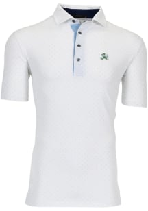 Greyson Notre Dame Fighting Irish Mens Navy Blue Icon Short Sleeve Fashion Polo