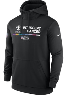 Nike New Orleans Saints Mens Black CRUCIAL CATCH Hood