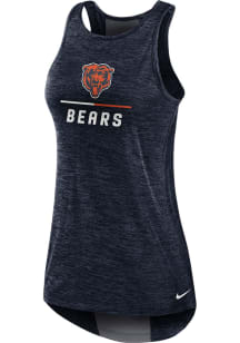 Nike Chicago Bears Womens Navy Blue Primetime Tank Top