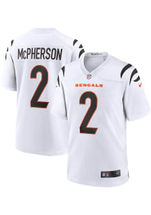 Evan McPherson  Nike Cincinnati Bengals White ROAD Football Jersey