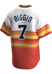 Craig Biggio Houston Astros Nike Throwback Cooperstown Jersey - Orange