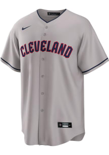 Cleveland Guardians Mens Nike Replica Away Jersey - Grey