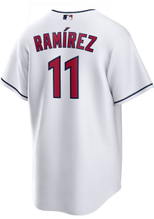 Jose Ramirez Cleveland Guardians Mens Replica Home Jersey - White