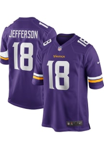Justin Jefferson  Nike Minnesota Vikings Purple GAME Football Jersey