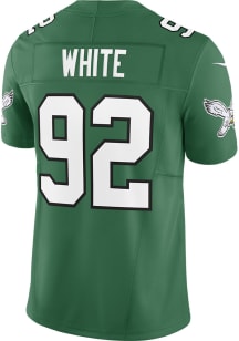 Reggie White Nike Philadelphia Eagles Mens Kelly Green Vapor F.U.S.E. Limited Football Jersey