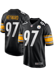 Cameron Heyward  Nike Pittsburgh Steelers Black HOME GAME Football Jersey