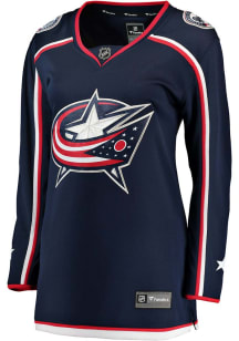 Columbus Blue Jackets Womens 2023 Breakaway Hockey Jersey - Blue