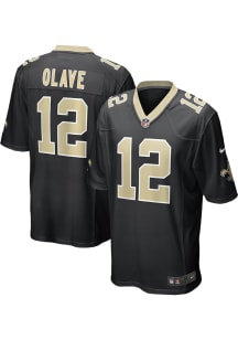 Chris Olave  Nike New Orleans Saints Black HOME Football Jersey