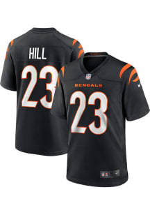 Daxton Hill  Nike Cincinnati Bengals Black HOME Football Jersey