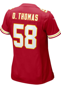 Derrick Thomas  Nike Kansas City Chiefs Womens Red HOME Football Jersey