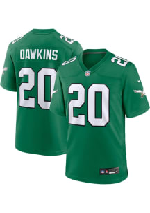 Brian Dawkins  Nike Philadelphia Eagles Kelly Green Alternate Game Football Jersey