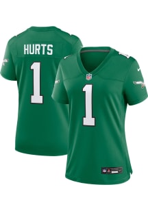 Jalen Hurts  Nike Philadelphia Eagles Womens Kelly Green Alternate Game Football Jersey