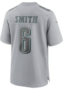 Devonta Smith  Nike Philadelphia Eagles Grey ATMOSPHERE Football Jersey