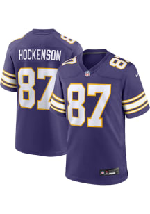 TJ Hockenson  Nike Minnesota Vikings Purple Alt Football Jersey
