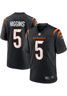 Tee Higgins  Nike Cincinnati Bengals Black Home Game Design Football Jersey