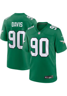 Jordan Davis  Nike Philadelphia Eagles Kelly Green Alt Game Football Jersey