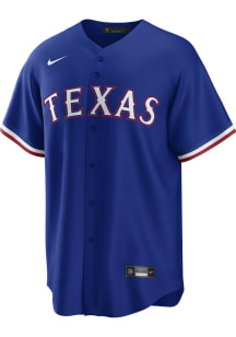 Texas Rangers Mens Nike Replica Alt Jersey - Blue
