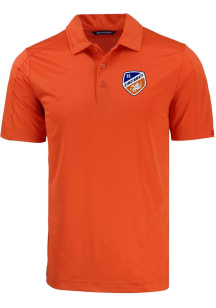 Cutter and Buck FC Cincinnati Mens Orange Prospect Short Sleeve Polo