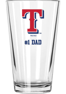 Texas Rangers Dad 16oz Pint Glass - White