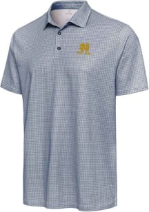 Antigua Notre Dame Fighting Irish Mens Navy Blue Breeze Short Sleeve Polo