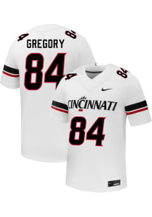 Gavin Gregory  Nike Cincinnati Bearcats White NIL Name And Number Football Jersey