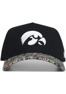 Iowa Hawkeyes Camo Trailblazer Adjustable Hat - Black