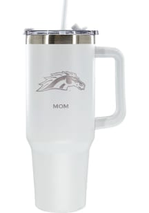 The Memory Company Western Michigan Broncos Mom 40oz Stainless Steel Tumbler - White