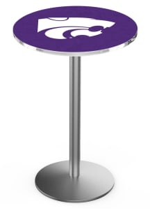 K-State Wildcats Stainless Round Base Pub Table