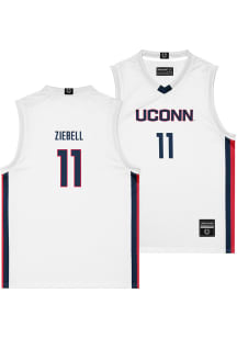 Allie Ziebell  Campus Ink UConn Huskies White NIL Jersey