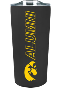 Iowa Hawkeyes 18oz Soft Touch Alumni Stainless Steel Tumbler - Black