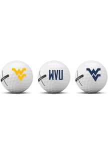 West Virginia Mountaineers 3 Pack Golf Balls