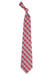 Cincinnati Reds Check Mens Tie