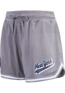 Pro Standard New York Yankees Womens Grey Script Tail Shorts