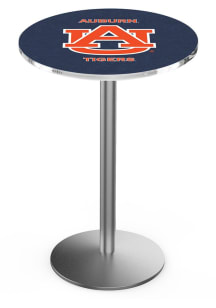 Auburn Tigers Stainless Round Base Pub Table