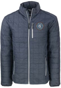 Cutter and Buck New York City FC Mens Anthracite Rainier PrimaLoft Medium Weight Jacket