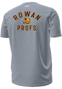 Under Armour Rowan University Grey Heather Primary Logo Short Sleeve T Shirt