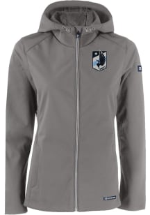 Cutter and Buck Minnesota United FC Womens Graphite Evoke Light Weight Jacket