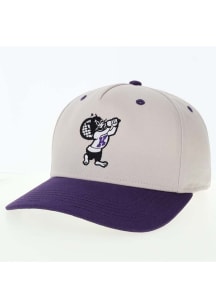 K-State Wildcats Tennis Heritage Structured 5 Panel 2T Adjustable Hat - Ivory