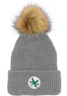 LogoFit Ohio State Buckeyes Grey Belgian Womens Knit Hat