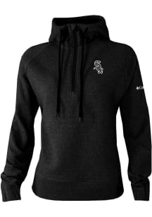 Columbia Chicago White Sox Womens Black Swingcraft Hooded Sweatshirt
