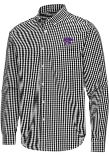 Antigua K-State Wildcats Mens Black Ellis Long Sleeve Dress Shirt