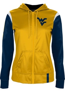 ProSphere West Virginia Mountaineers Womens Gold Tailgate Light Weight Jacket
