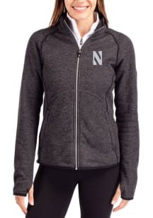 Cutter and Buck Northwestern Wildcats Womens Purple Mainsail Long Sleeve Full Zip Jacket