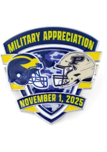 Michigan Wolverines Souvenir 2025 vs Purdue Game Day Pin - Navy Blue