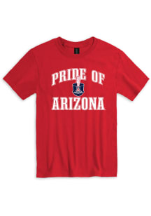 Arizona Wildcats Navy Blue Number One Baseball Short Sleeve T Shirt