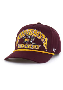 47 Minnesota Golden Gophers Hockey Rope Hitch Adjustable Hat - Maroon