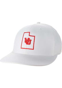 Legacy Utah Utes State Mark Back Nine Adjustable Hat - White