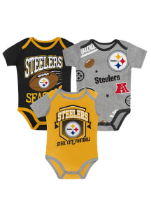 Pittsburgh Steelers Baby Black 1st Round Pick One Piece