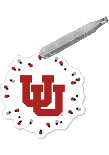 Utah Utes Acrylic Lights Holiday ROC Ornament - Red